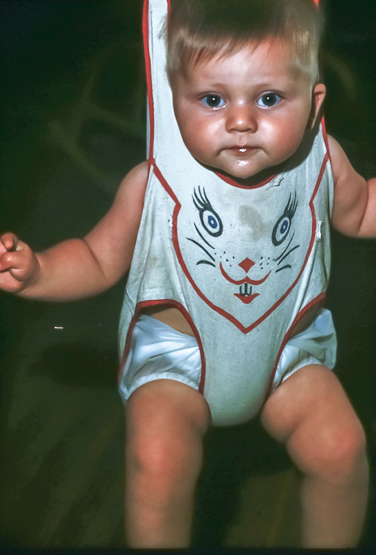 Andrew in Bunny Hop - September 1975