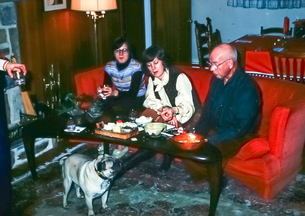 Sarah Bancroft, Mary, Bill, Max - December 1977