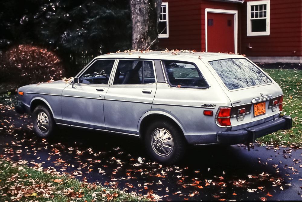 Datsun after paint repair 1979