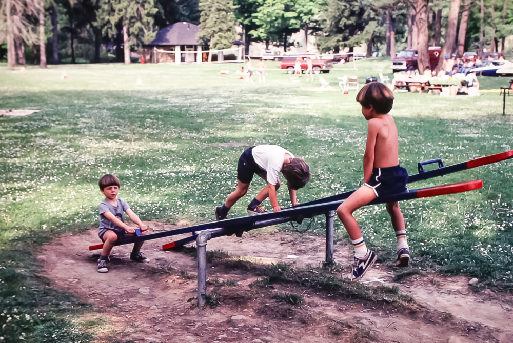 Letchworth Park with Sarah Greenwood - June 1981