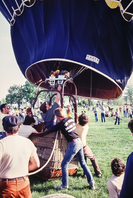 1982 Balloon lunch