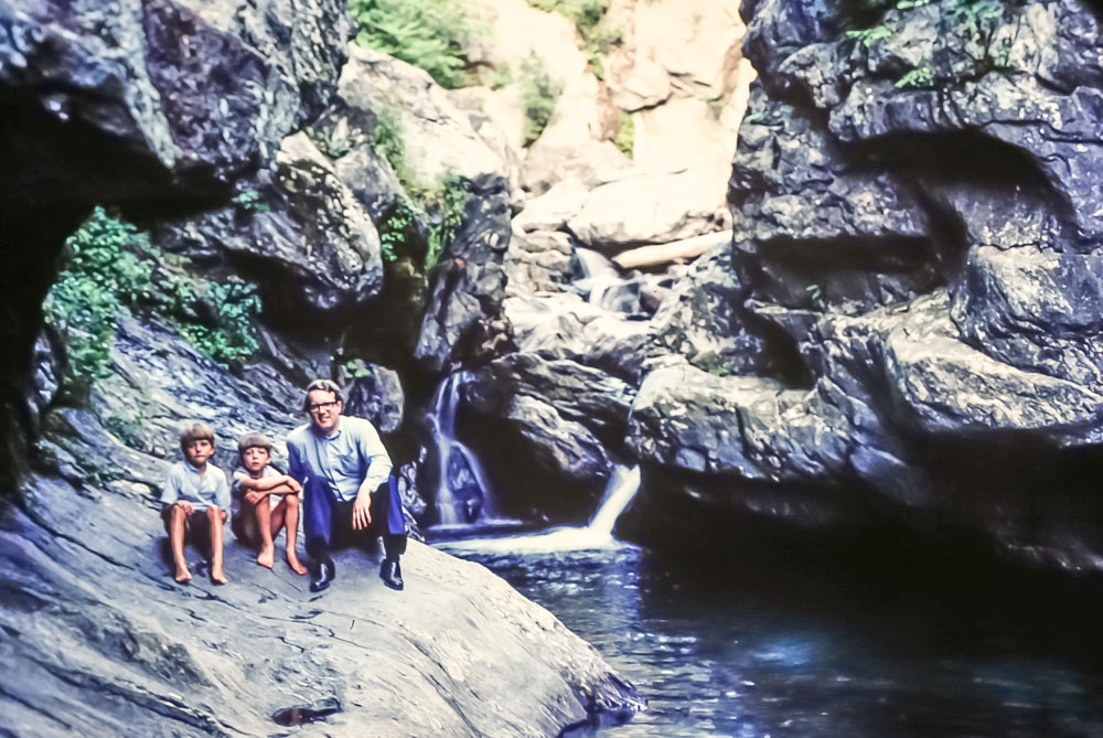 Bish Bash Falls - Andrew, Steven, and Gene - August 1983