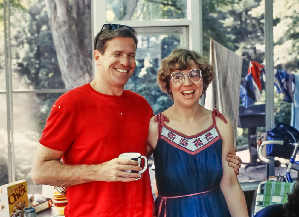 Joe Peckerman and Janet Edwards Alexander - July 1985