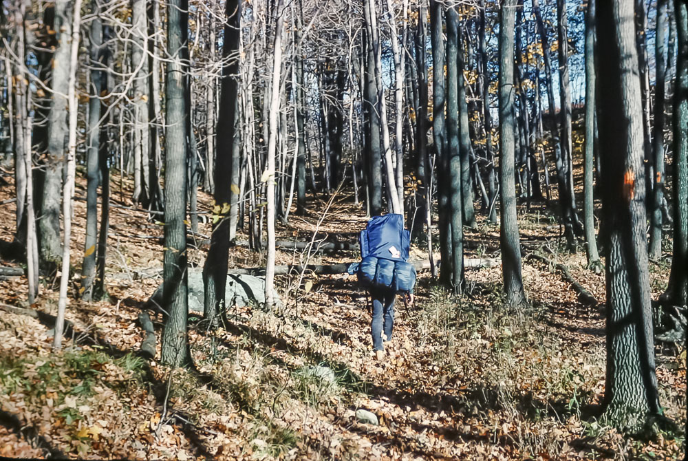 Backpacking at the Jump-Off - October 1985