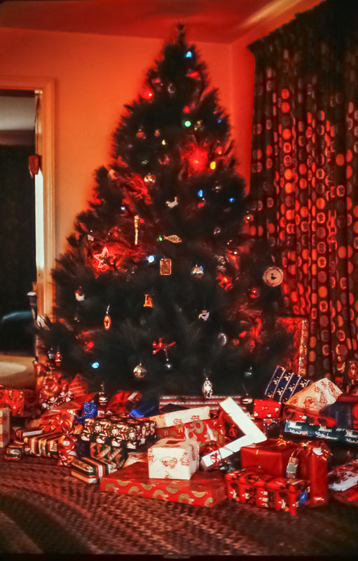 Fox Christmas tree - December 1985