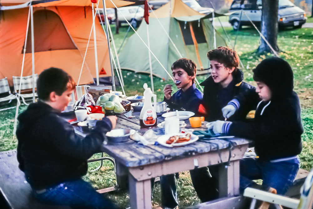 Boy Scout camping, 2987