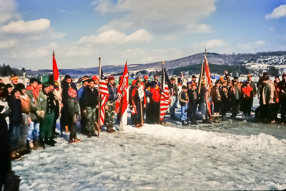 1988 - Keuka Lake  ice camping