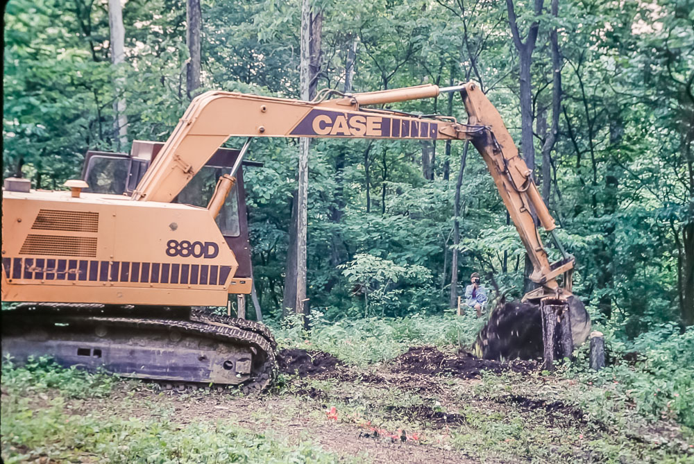 1989 excavation begins