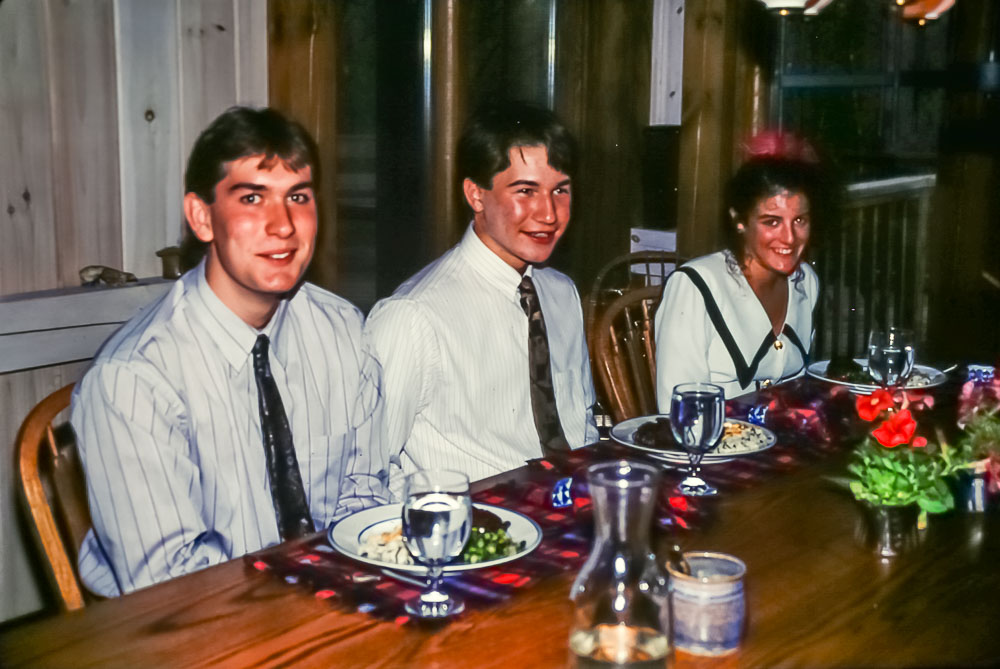 1993 Pre-prom dinner