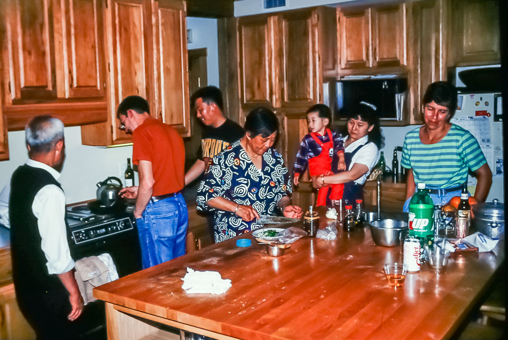 1992 Dinner prepared by Lijing’s parents