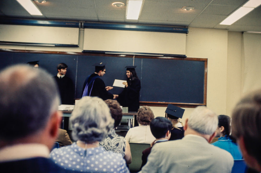 1970 U Of R department graduation