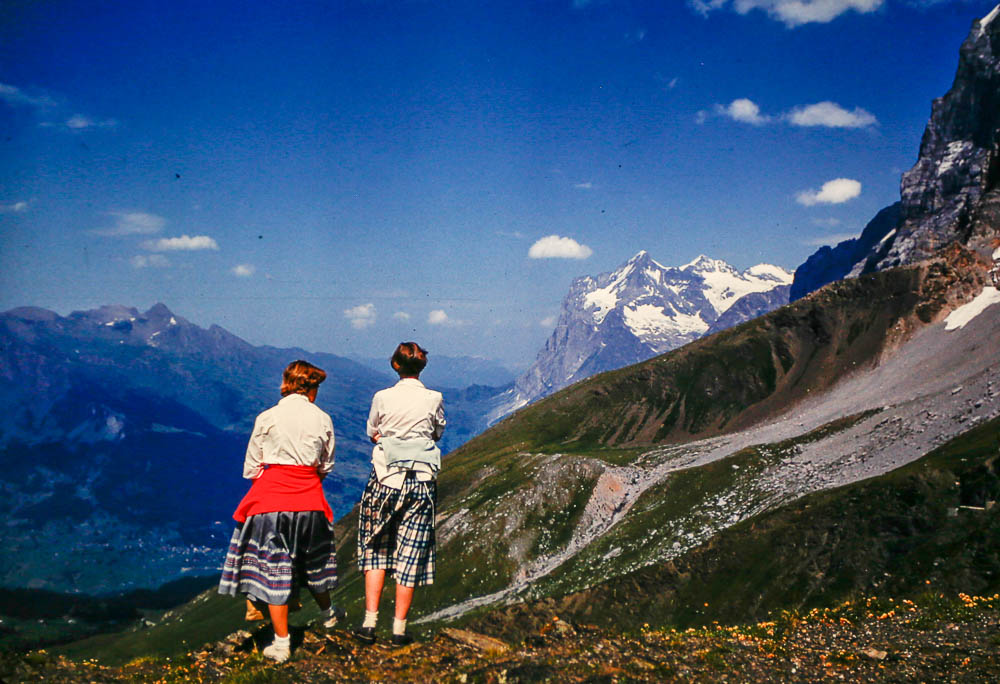 1958 Hiking the alps