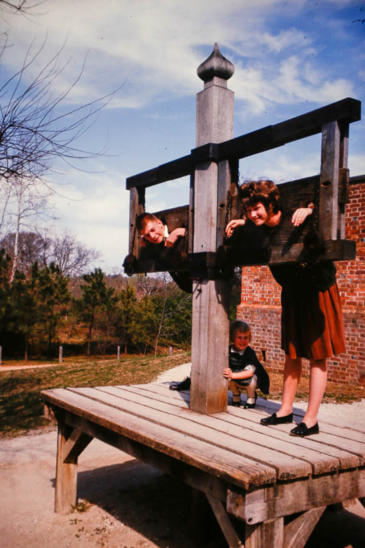 1962 David and Liz visit Historic Jamestown