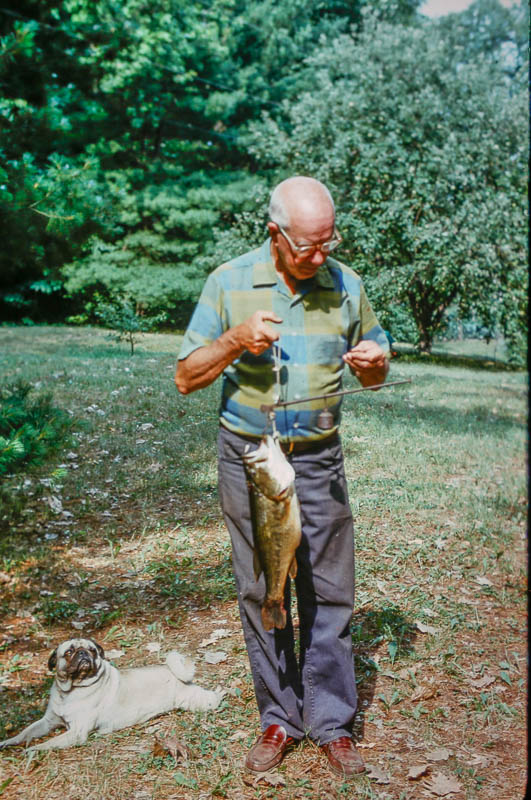 1975 Bill with his catch