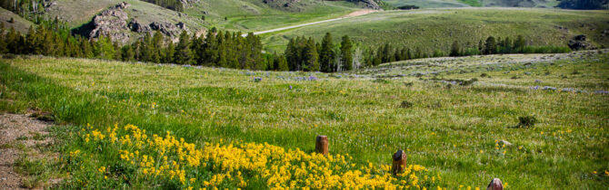 Route 26 east of the Tetons