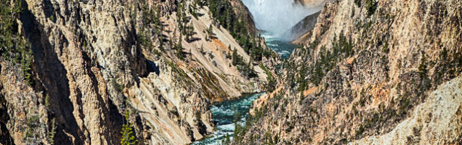 Yellowstone Falls and River