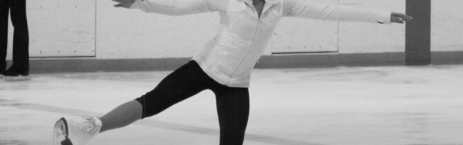 Toby skating