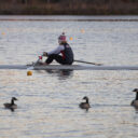 Amanda at Rowing Practice