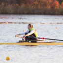 Amanda at Rowing Practice