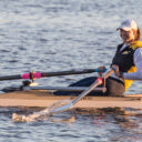 Amanda at Rowing Practice