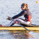 Amanda at Rowing Practice
