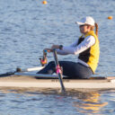 Amanda at Rowing Practice