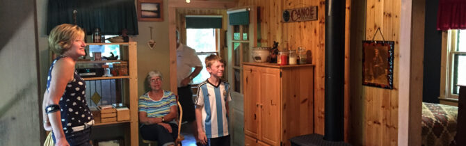 Steven and Sarah’s new cabin