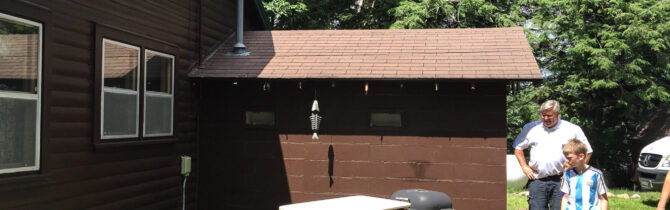 Steven and Sarah’s new cabin