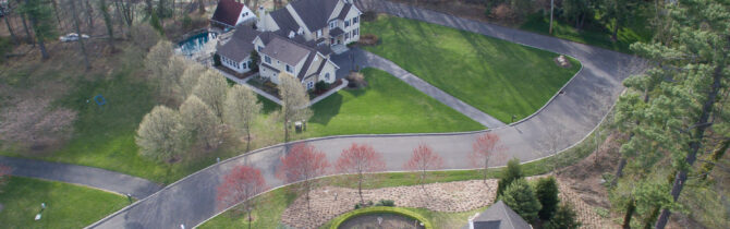 Aerial photos of Orchard Hill Lane, Rydal, PA