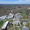 Aerial photos of Swarthmore College campus