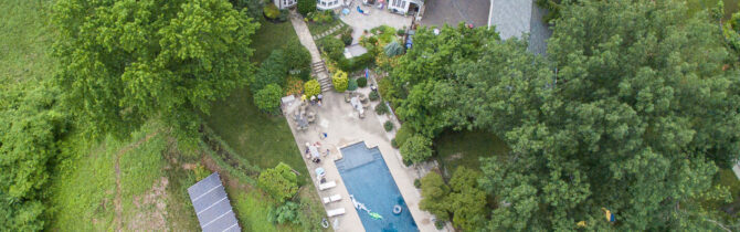 Mike’s house and neighbors from above